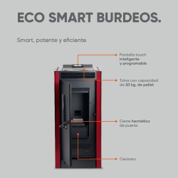 ESTUFA A PELLETS ECO SMART BURDEOS